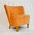 Contemporary Orange Tweed Lounge Chair by Decca Furniture LTD For Sale - Image 4 of 18