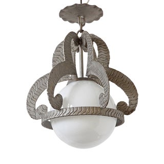 Brutalist Pendant Lamp, Spain, 1950s For Sale
