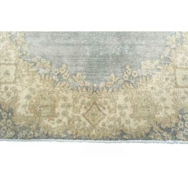 Gold Vintage Royal Hand-Knotted Rug For Sale - Image 8 of 13
