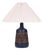1970s Jette Hellerøe, Danish Modern, Carved Stoneware Table Lamp For Sale