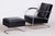 Bauhaus Armchair with Stool in Chrome attributed to Mücke-Melder, Czech, 1930s, Set of 2 For Sale - Image 12 of 12