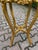 1980s French Louis XVI Gold Gray Marble Side Tables - Pair For Sale - Image 6 of 10