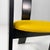 Modern Italian Black Wood and Yellow Fabric Chairs Golem attributed to Vico Magistretti for Poggi, 1970s, Set of 2 For Sale - Image 11 of 18