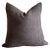 Brown Custom Made Coco Brown Alpaca Wool Accent Pillow With Insert For Sale - Image 8 of 8