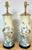 Pair of English Decoupage Yellow-Ground Bird & Botanical Lamps, circa 1970s This refined pair of English decoupage lamps,...