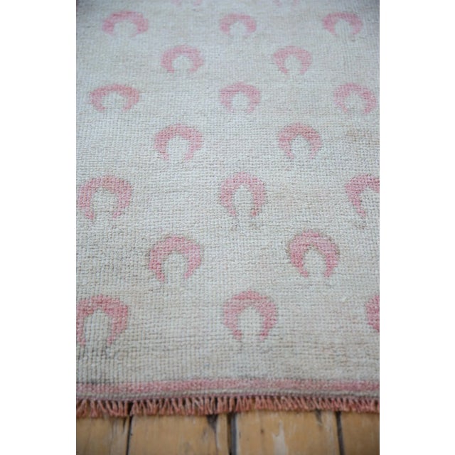 Vintage Distressed Oushak Rug - 3'10" X 6'9" For Sale - Image 9 of 12