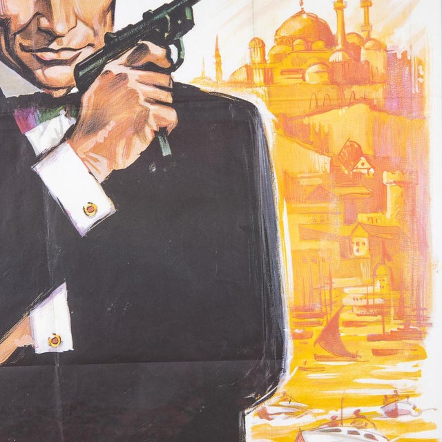 French Re-Release James Bond 007 'From Russia With Love' Poster, 1970s For Sale - Image 6 of 18