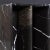 1980s Round Glass Dining Table With Black Marble Pedestal Base For Sale - Image 5 of 12