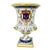 French Porcelain Royal Bourbon Armorial Urn With Gilt Handles & Fleurs-De-Lis For Sale