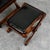 Black Mid Century Modern Lounge Chair Don Shoemaker Senal Swinger Rosewood Ottoman Arm For Sale - Image 8 of 12
