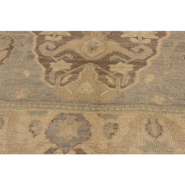 Mid 20th Century Vintage Turkish Oushak Rug, 06'00 X 08'04 For Sale - Image 5 of 10