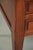 English Desk with Green Leather Top, Gilt Details and 5 Drawers For Sale - Image 14 of 15