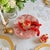 Decorative Footed Centerpiece Bowl in Red Marble by Forzini For Sale - Image 4 of 12