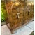 Featured for your careful consideration is a pair of eye-catching burled Amboyna wood and brass servers/sideboards by...