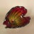 Vintage Red and Green Murano Glass Bowl For Sale - Image 11 of 15