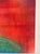 Textile Monumental Red Abstract Painting, Acrylic on Canvas, Signed, 1969 For Sale - Image 7 of 10