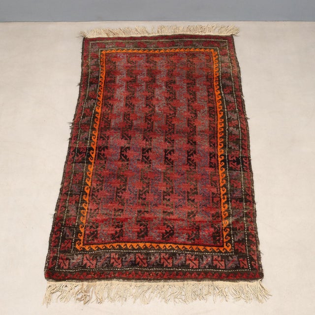 Beluchi Rug in Wool, Iran For Sale - Image 3 of 8