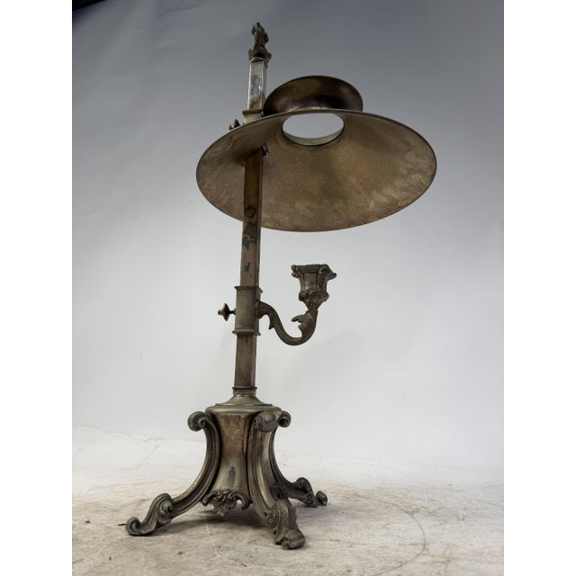 Vintage English Adjustable Table Light, 1920s For Sale - Image 11 of 15