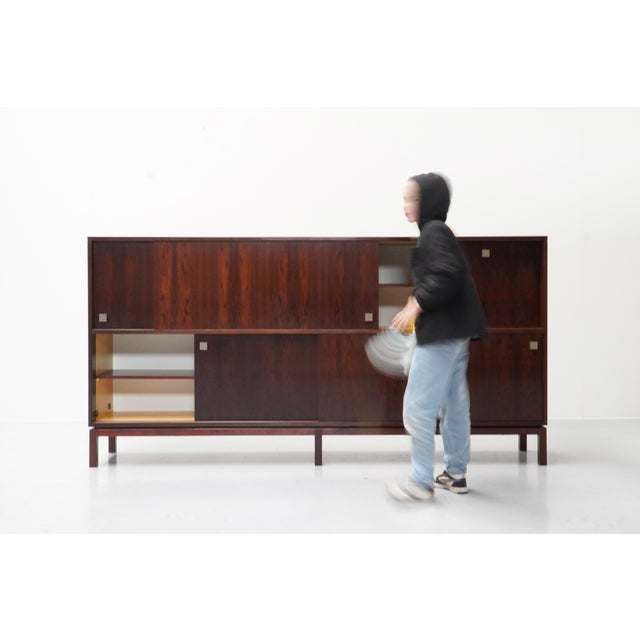 Wood Model 425/P Sideboard in Rosewood Veneer by Alfred Hendrickx for Belform, Belgium, 1960s For Sale - Image 7 of 7