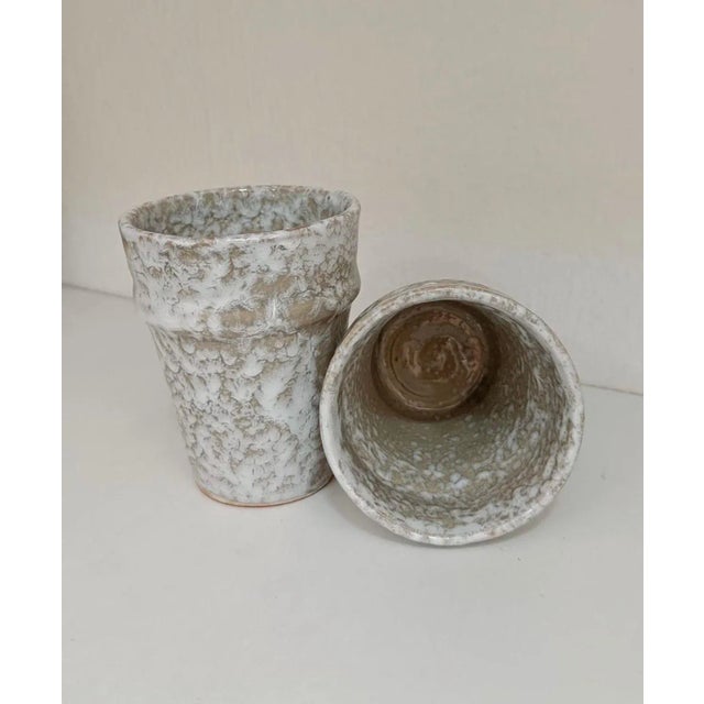 Coffee Set of 6 Moroccan Porcelain Cups For Sale - Image 8 of 10