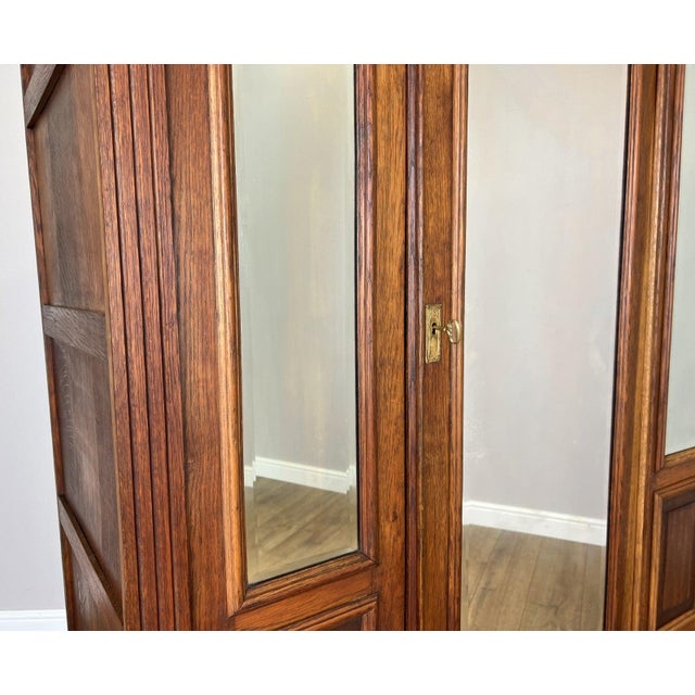 French Wardrobe in Oak For Sale - Image 11 of 18