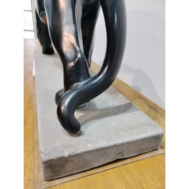 Beauvais, Panther, 1920s-1940s, Ceramic For Sale - Image 10 of 13