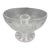 Vintage Cristal d'Arques Longchamp Crystal Footed Bowl Compote Pedestal Dish For Sale