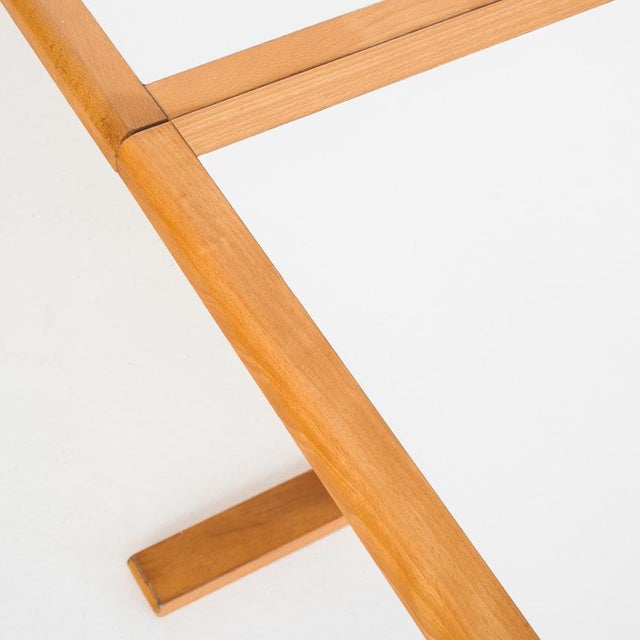 Vintage Scandinavian Beechwood Table with Extension, Sweden, 1980s For Sale - Image 13 of 15