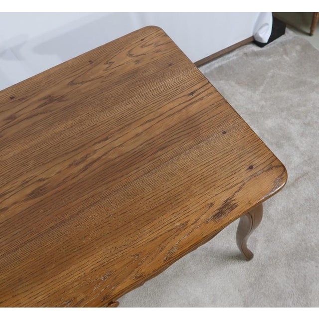 Small Louis XV Side Table in Blond Oak, Late 18th Century For Sale - Image 6 of 18