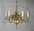Antique Dutch Bronze Chandelier, 1890s For Sale - Image 14 of 15