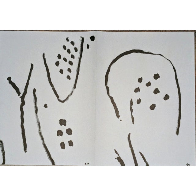 Pierre Tal Coat, Abstract Composition, Double-Sided Original Lithograph, 1962 For Sale - Image 7 of 7