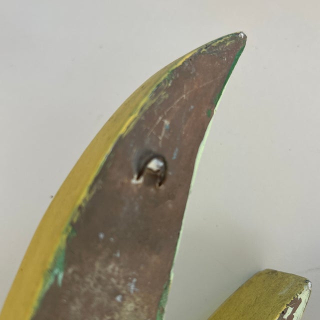 1940s American Chalk Paster Leaf Design Candle Wall Sconces a Pair For Sale - Image 9 of 11