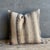 Rustic European Vintage Turkish Rug Hemp Pillow With Down Insert 22" X 22" For Sale - Image 3 of 6