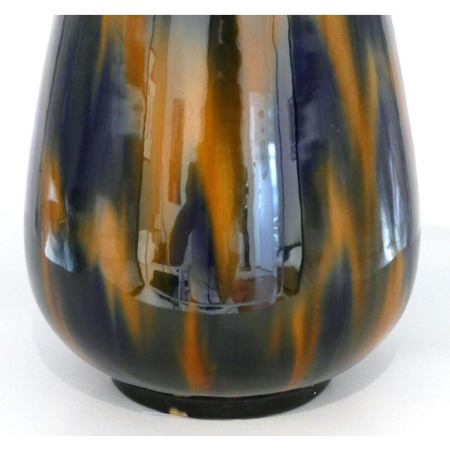 Vintage Vase with Rings from Denby Pottery For Sale - Image 4 of 5