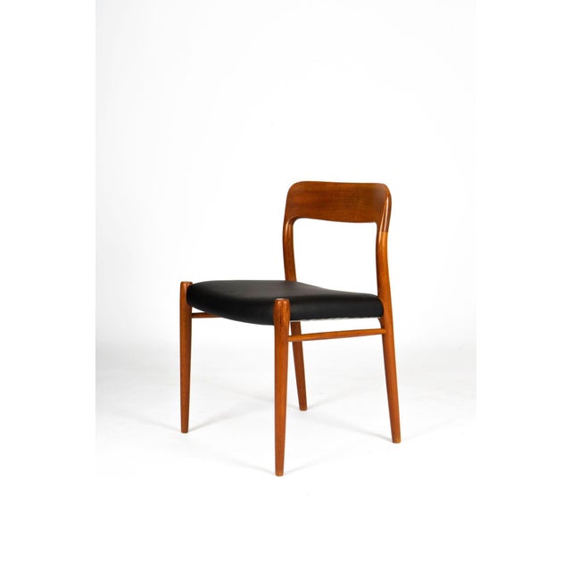 Danish No. 75 Dining Chair Model by Niels O. Møller for J.L. Møllers ...