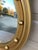 1970s American Federal Giltwood Eagle Bullseye Convex Mirror For Sale In South Bend - Image 6 of 12