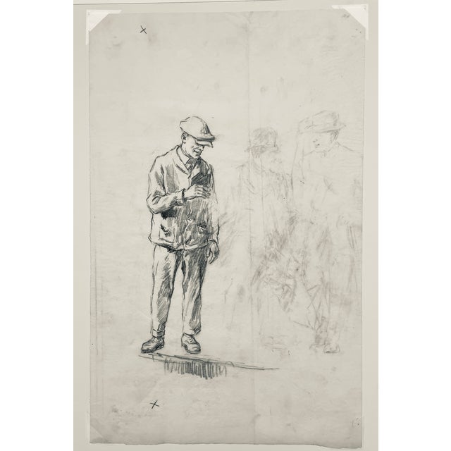 George Timothy Tobin (1864–1956) was an American illustrator and artist. Estate sticker on the back of its mat. Tobin was...