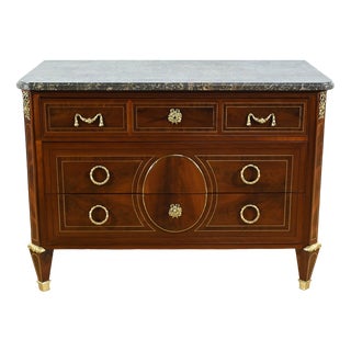 Louis XVI Mahogany Commode, Late 18th Century For Sale