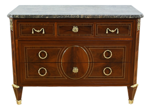 Louis XVI Mahogany Commode, Late 18th Century