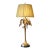 1950's Gilt & Wood Palm Tree Lamp Attributed to Warren Kessler For Sale