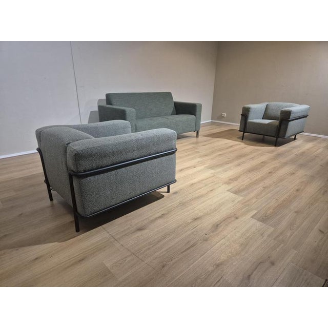 Set of Montel Exclusives Bowie Armchair in Green For Sale - Image 17 of 18