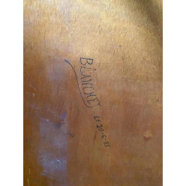 Rattan Coffee Table by Blanchet, 1975 For Sale - Image 4 of 10