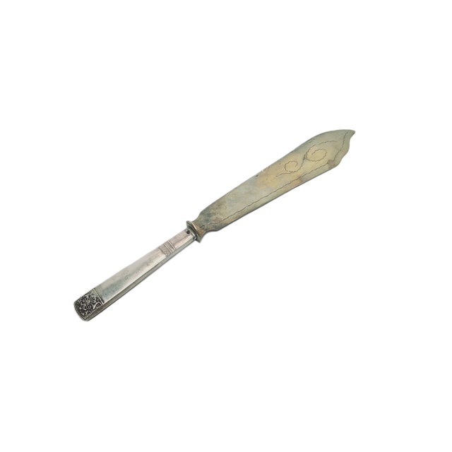 Silver Cake Knife, Poland, 1960s For Sale - Image 4 of 7