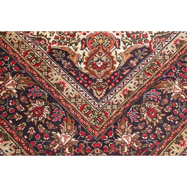 Middle Eastern Hand-Knotted Tabriz Rug For Sale - Image 6 of 11