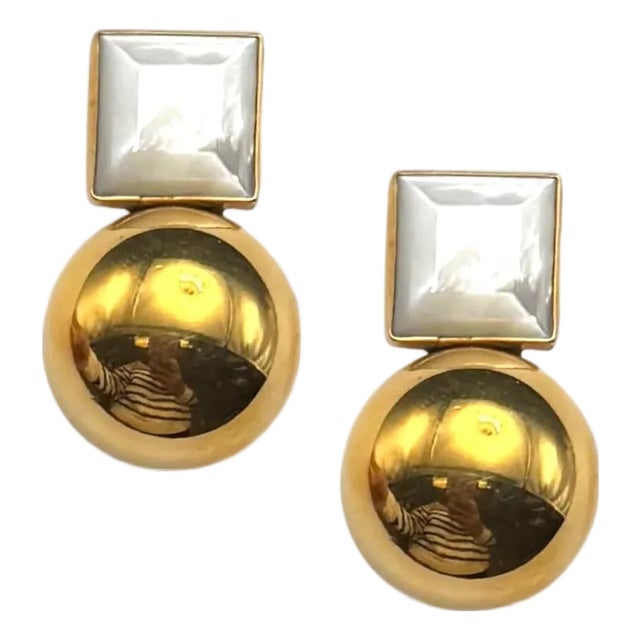 Pearl Ball Earring For Sale