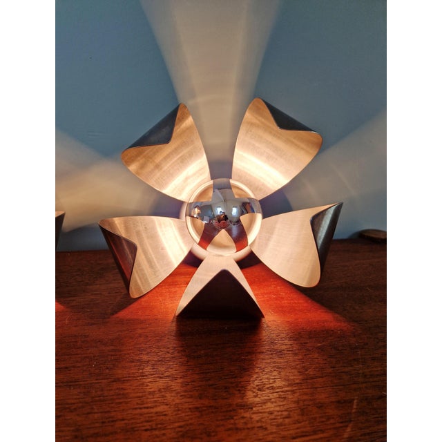 1970s Space Age Chrome Metal Wall Sconces, 1970s, Set of 2 For Sale - Image 5 of 13