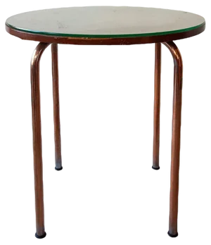 Art Deco Coffee Round Dining Table, 1930s