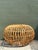 Vintage Italian Stick Rattan Ottoman After Albini For Sale - Image 11 of 12