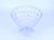 Hollywood Regency Vintage Geometric Diamond Relief Patterns Crystal Bowl For Sale - Image 3 of 8