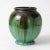 Charcoal Antique Green Glazed Ceramic Vase from Faiencerie Thulin For Sale - Image 8 of 8